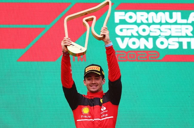 Charles Leclerc, Michael Schumacher'den bu yana Avusturya GP'sini kazanan ilk Ferrari sürücüsü oldu