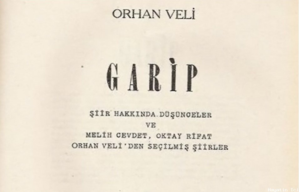 Türk Edebiyatında Garip Akımı ( I. Yeni Şiir Akımı )