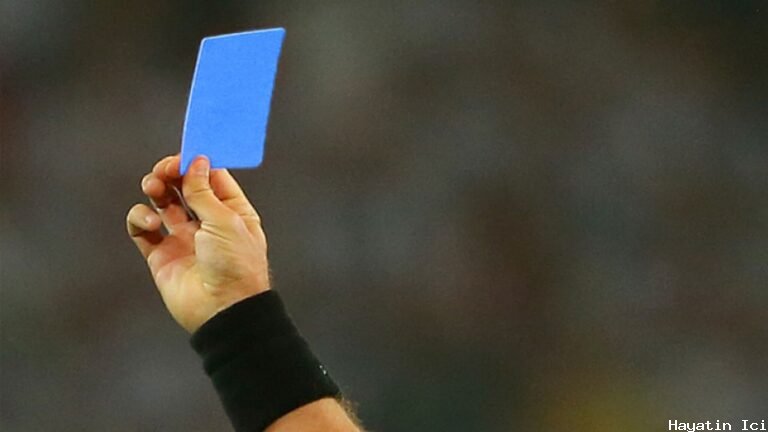 Futbola mavi kart kuralı geliyor
