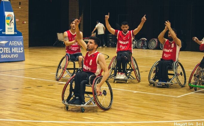 Tekerlekli Sandalye Basketbol A Milli Takımı  Çeyrek Finale Yükseldi